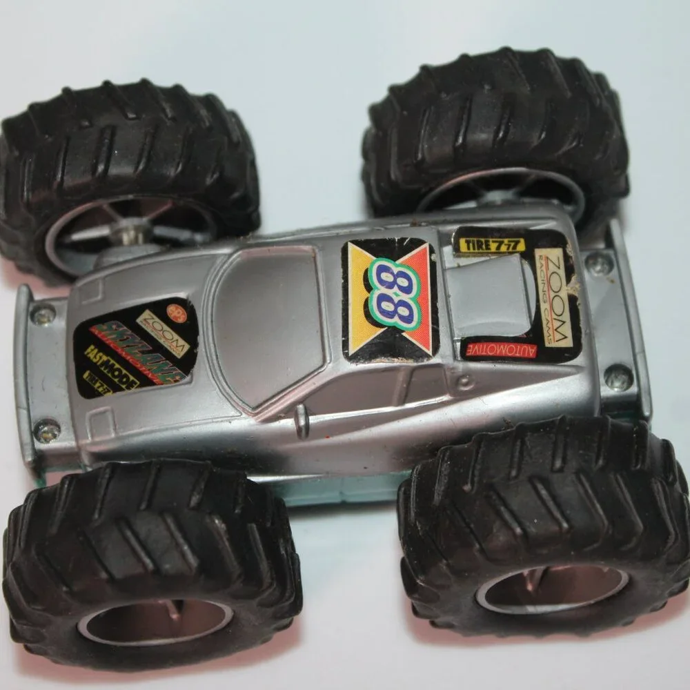 Vintage Double‎ Sided Friction 4x4 Race Car *TY